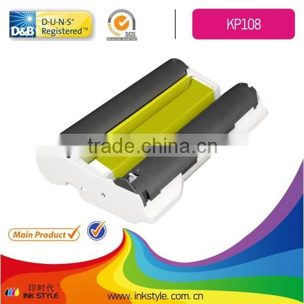 Inkstyle ink ribbon cartridges KP-108in for canon photo paper kp108in