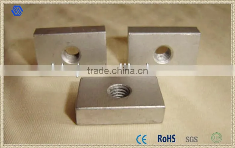 Stainless M5 Square Nuts