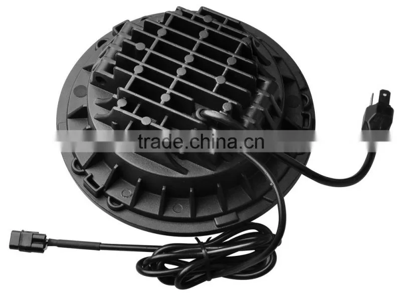 LED Headlights With Angle Eyes For Jeep Wrangler