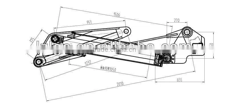 2016 first promotion NEW 5 stages hydraulic cylinder technical specifiion from new factory