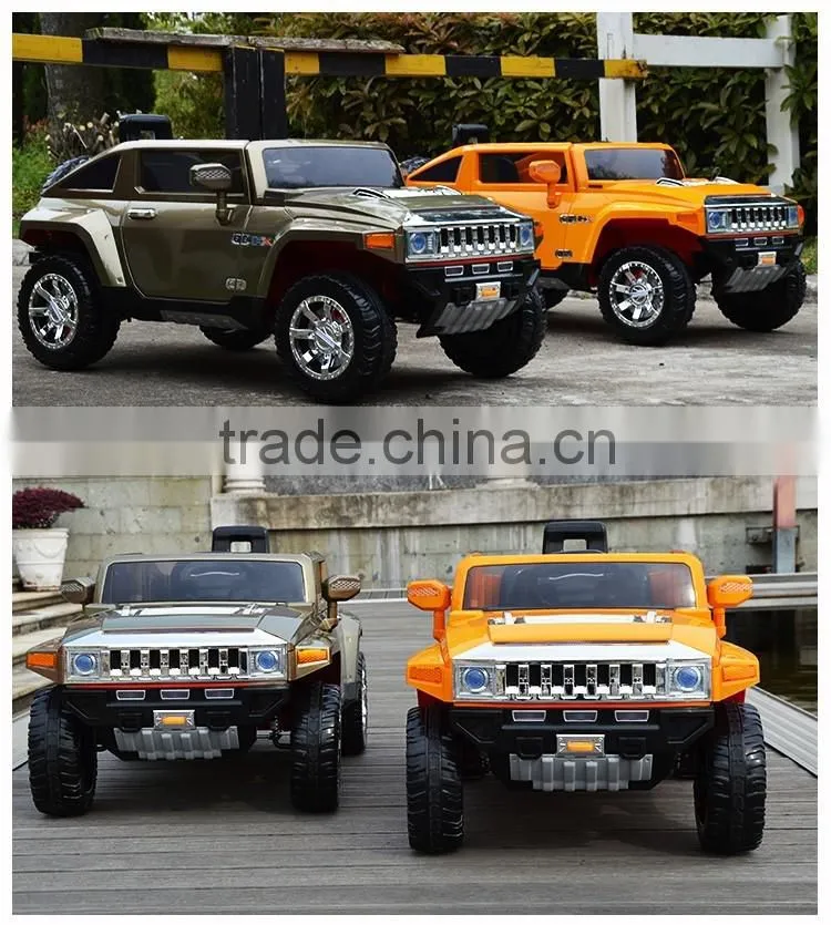 License kids car hummer HX ride on car with four wheel suspension car for toy two doors open HL188