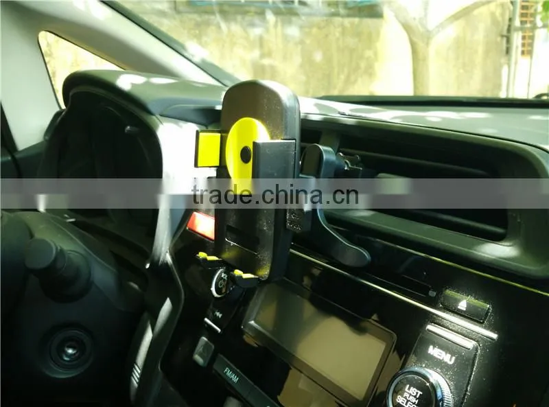 2016 Fashion design 360 degree ABS plastic air vent phone holder