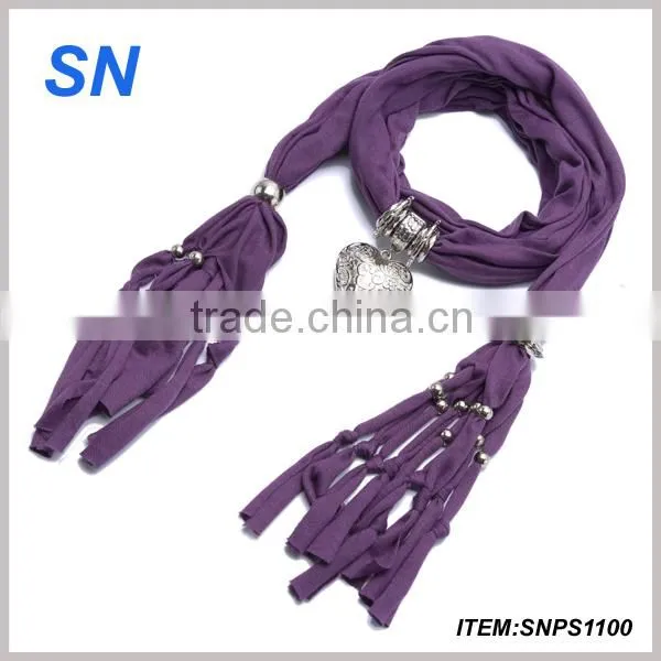 butterfly pendant jewelry scarf autumn and spring scarf for ladies