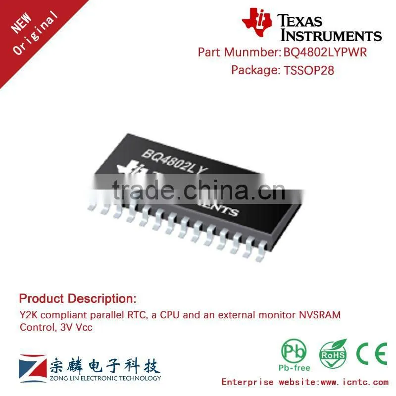 Genuine Original BQ4802LYPWR TSSOP28 BQ4802 Parallel RTC