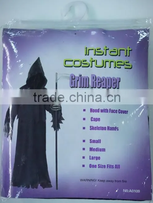 Adult Grim reaper costumes halloween party costumes scary carnival dress