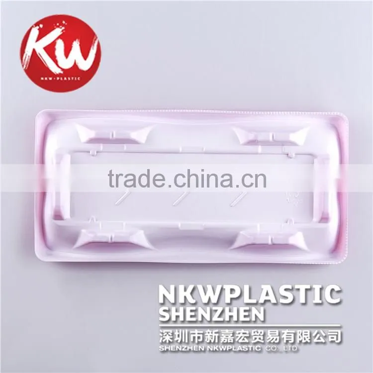 KW-0001 Disposable sushi plastic tray container in packing boxes