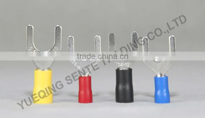TU-JTK Types insulated copper spade lug terminal