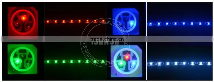 Hotsale led flexible strip 6V 12V IP65 Waterproof UV Car Truck LED Strip light with color changing