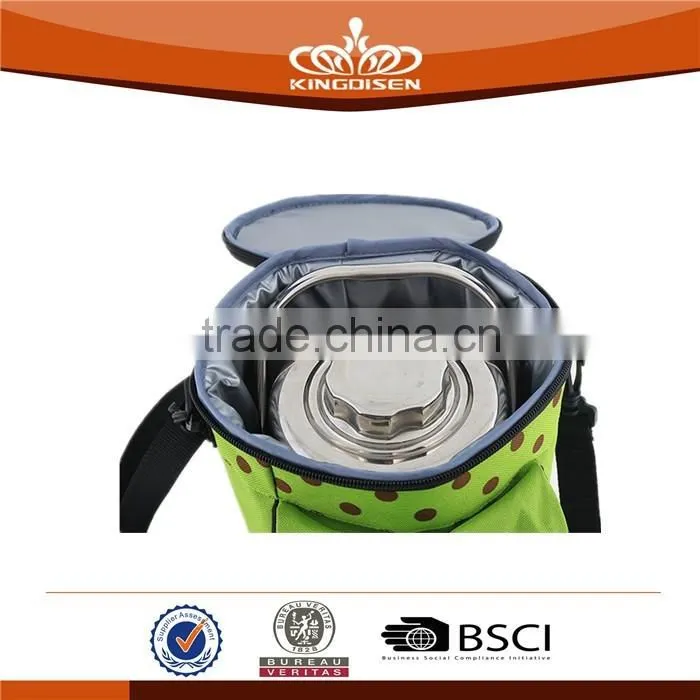 Small 600D Insulated Food Cooler Bag