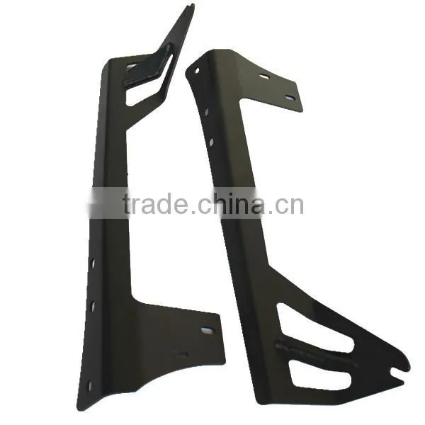 For Jeep JK Window Light Bar Bracket and Windshield Guard (steel brackets)