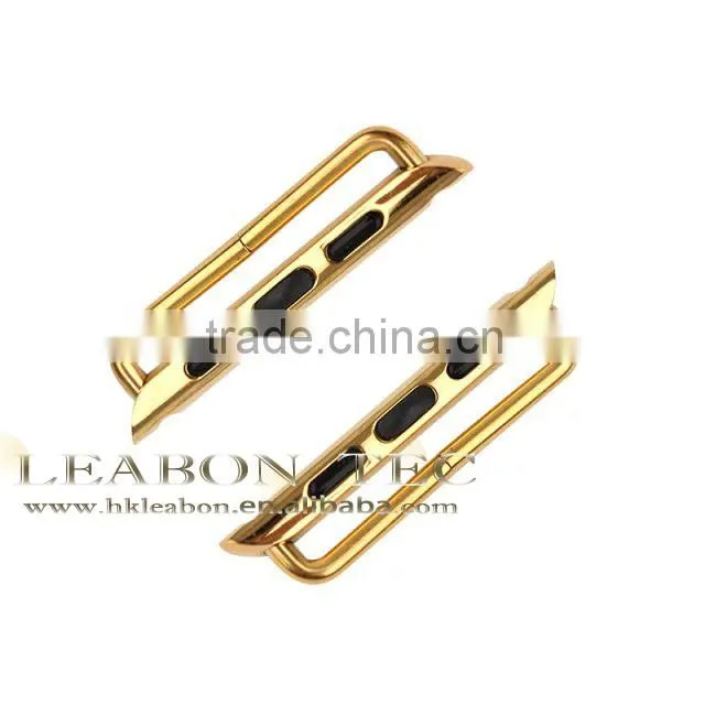 cheap Aluminum metal watch band converter buckle strap Adapter for apple watch band