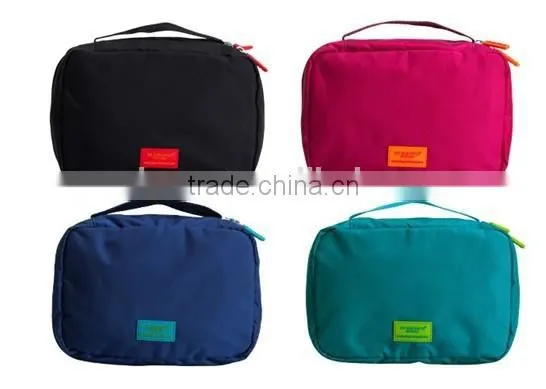 best price fashion nylon travel toiletry bag