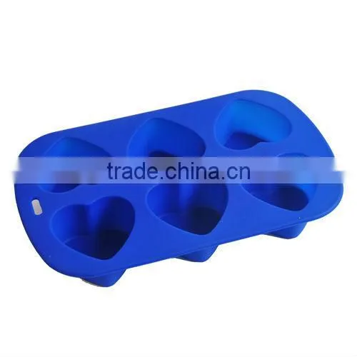 heart shaped silicone cake mould bakeware/kitchenware