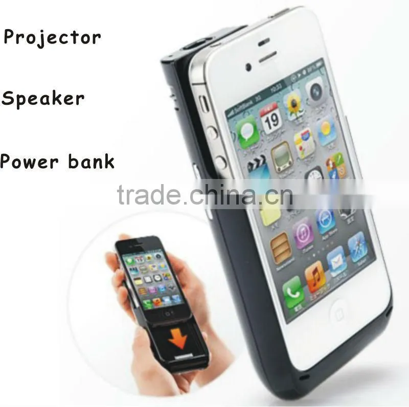 projector,speaker,power bank, multifunctional led mini pocket projector---640*360Pixels---12 Ans lumens