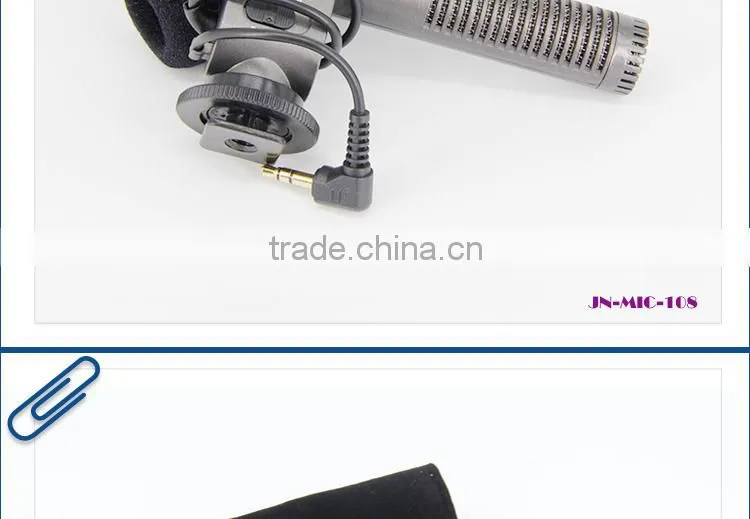 Unidirectional USB Studio Condenser Microphone for Sony DV HandyCam Camcorders Camera JN-MIC-108