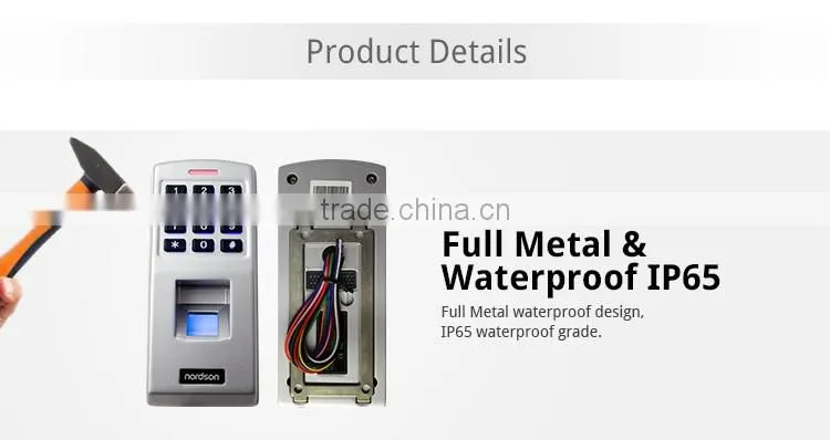 Nordson FR-W3 Waterproof Standalone Fingerprint Access Control