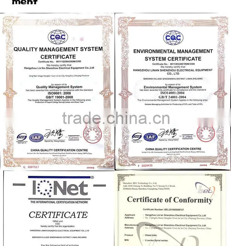 9W Candle E14 energy saving lamp CFL