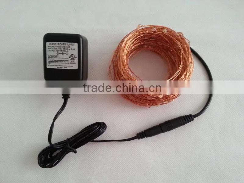 US Plug 20M LED String lights 100-240Vac Adapter
