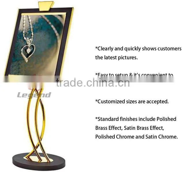 Hotel Lobby Sign Stand in alibaba website