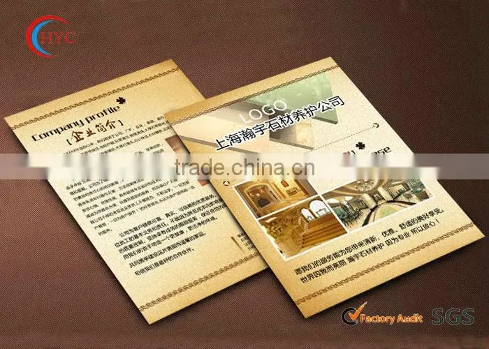 customized beautiful good printing leaflet