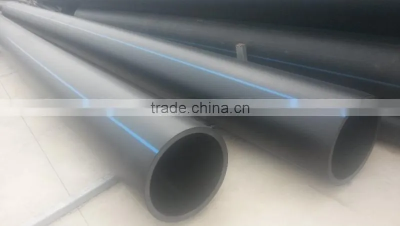 PE Material Black Poly Agricultural Irrigation Pipe