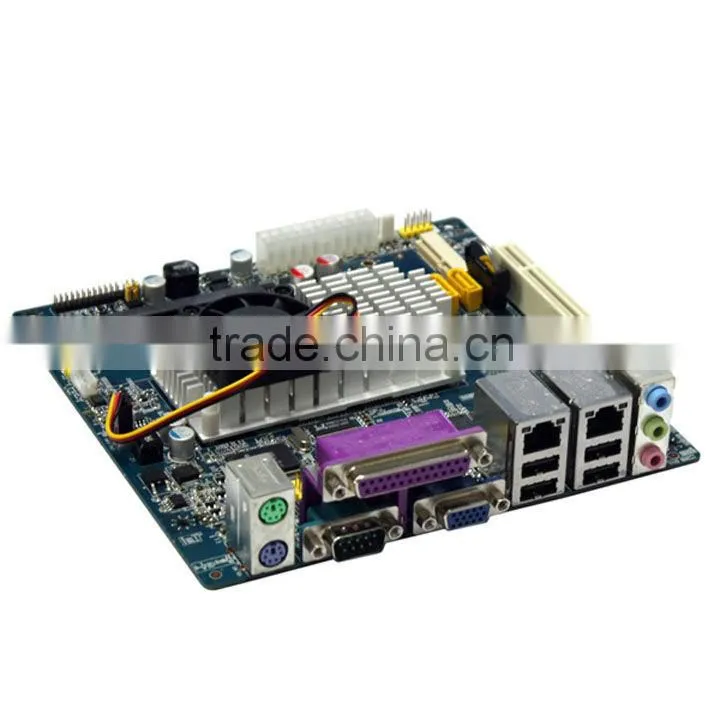 6 COM ASL D525 Dual Gigabit LAN BT POS cafes soft route dedicated ITX motherboard