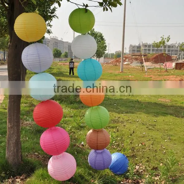 2016 Wholesale cheap paper lanterns Chinese round lanterns wedding paper lanterns