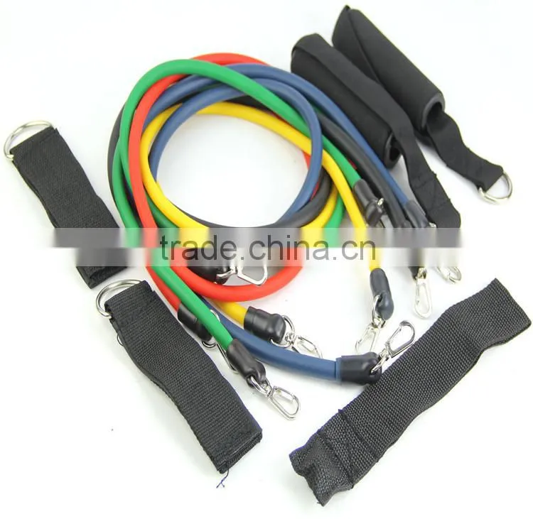 Latex resistance band exercises, resistance band exercise set
