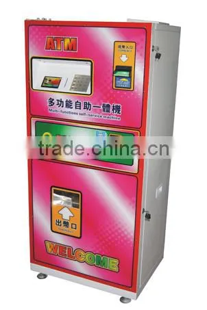 High Performance Token Dispenser/coin dispenser/card recharge machine