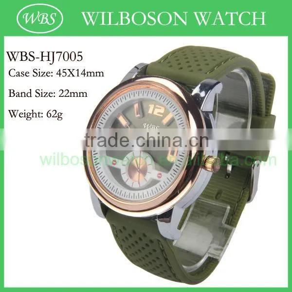 Japan movement quartz watch sr626sw silicone jelly watch