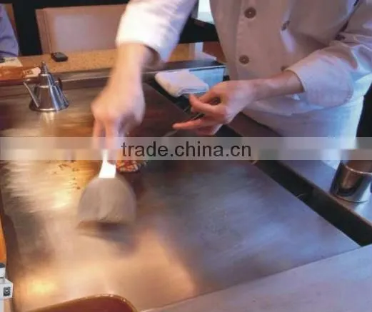 1/3 grooved multipurpose table top electric steak griddle