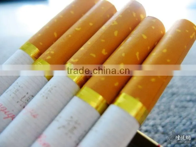 Cigarette filter paper with golden line