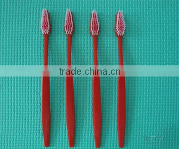 hotel red travel toothbrush hotel toothbrush