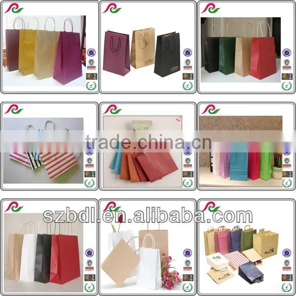 Top sell quality brown kraft paper bag manufacturer directly price in China