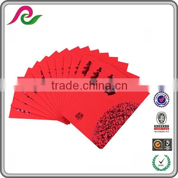 Custom size and logo printing chinese red envelopes