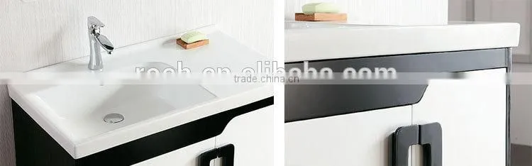 ROCH 2014 Simple Nice Solid Wood Bathroom Cabinet Ceramic Basin