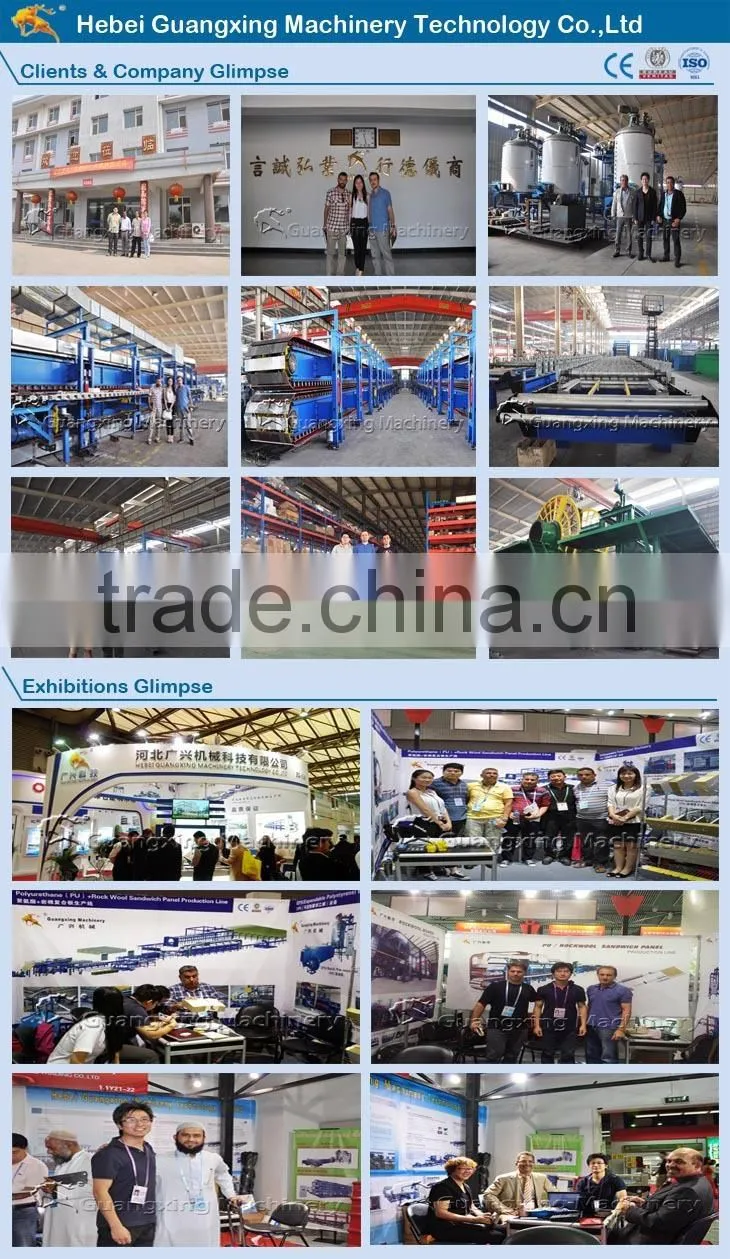Polyurethane EPS Insulated Wall Sandwich Panel Making Machine