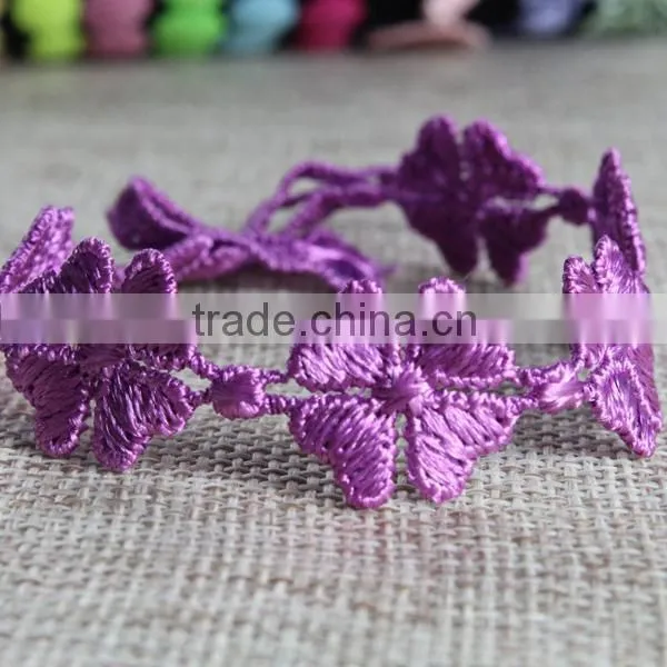 good quality heart bufferfly design wholesale italy lace bracelet