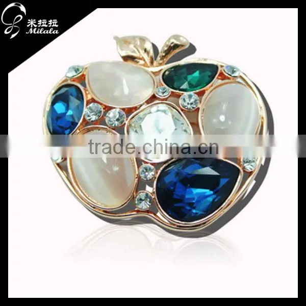 Latest popular apple bulk rhinestone brooches
