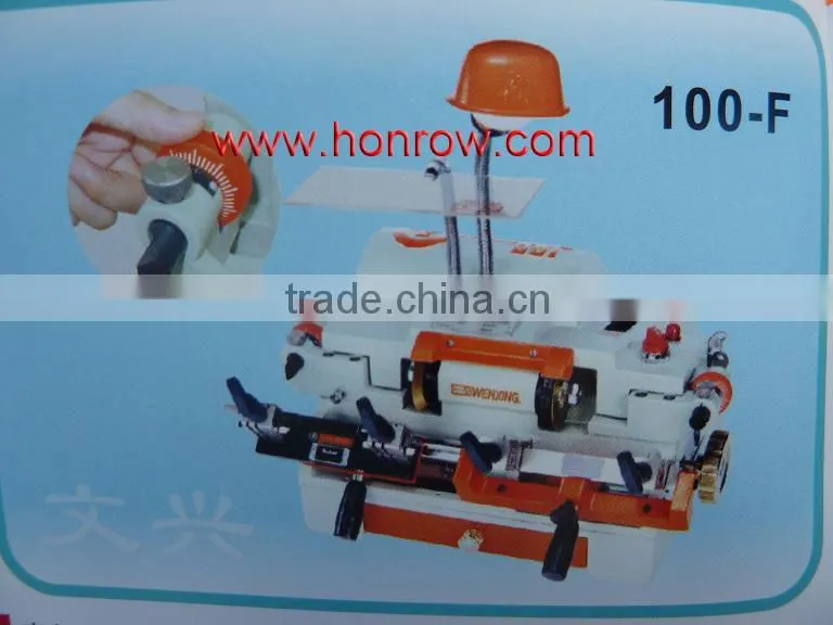 Model 100-F WenXing key cutting machine with external cutter