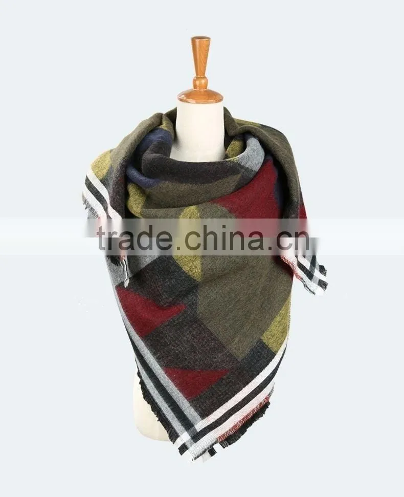 2016 Fashion red cashmere pashmina shawl sacrf