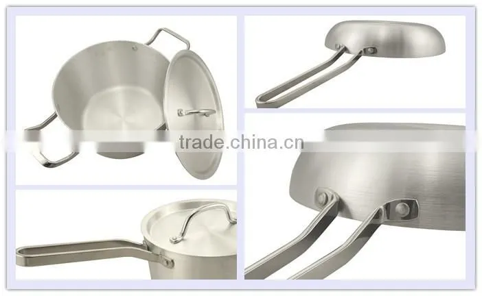 New product sanding aluminum sauce pot and pan set