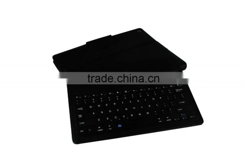 2016 new tablet pc bluetooth keyboard for ipad pro 12.9" PU leather removable keyboard case