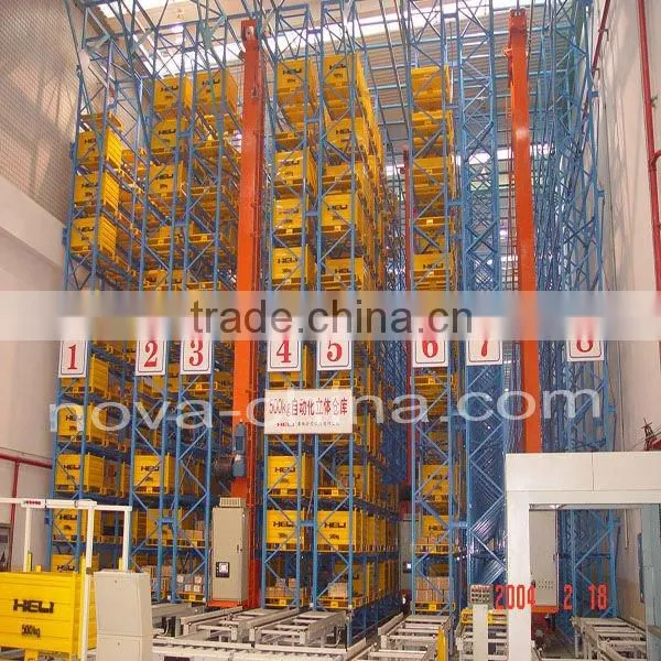 AS/RS System with steel rack