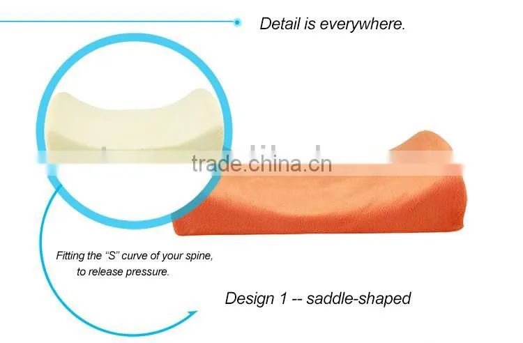 Memory Foam Body Support Pillow,Memory Foam Back Cushion, Memory Foam Lumbar
