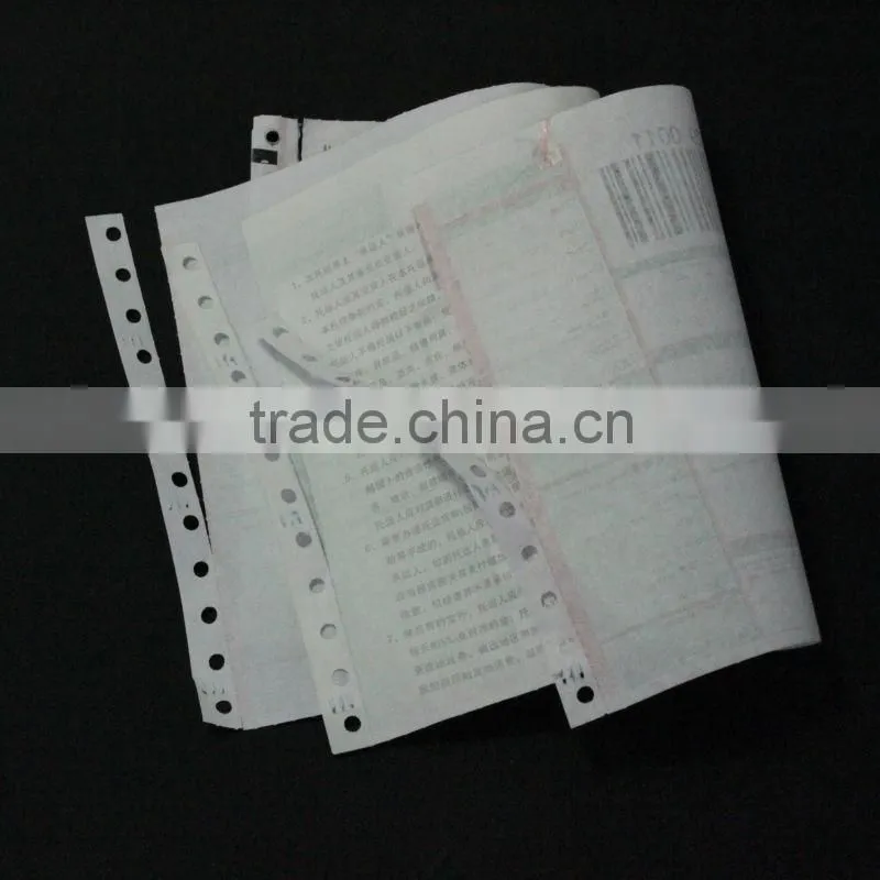 multi-colour printing paper barcode consignment note