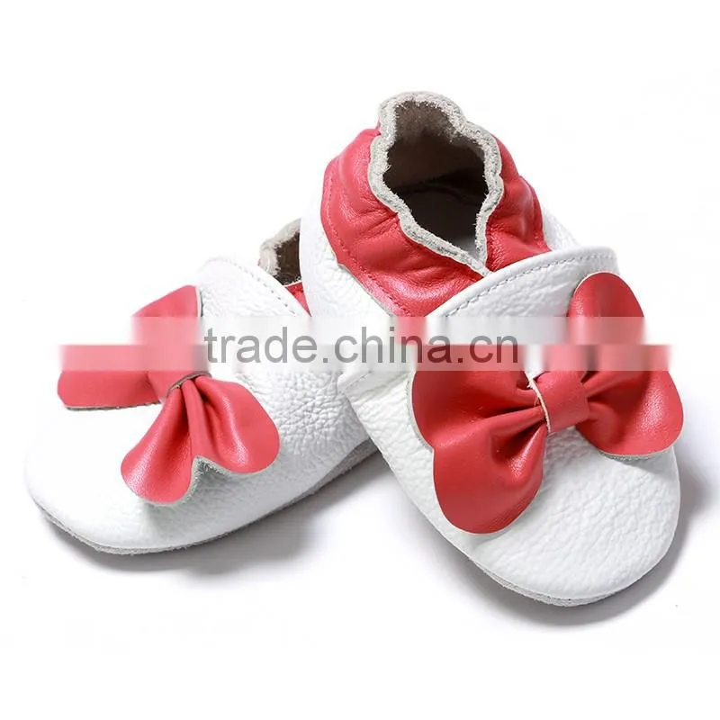 2016 hot sale solid color children shoes PU baby plain shoes