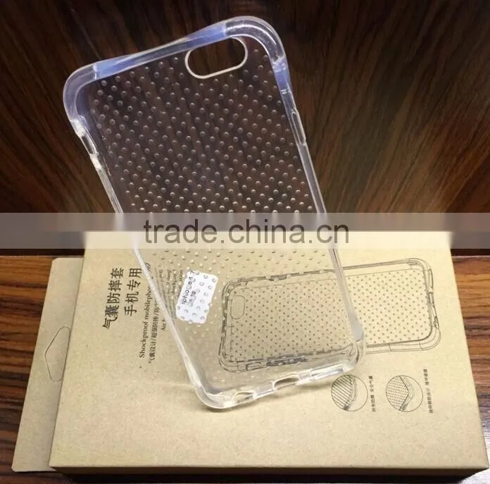 New technology Airbag Shockproof Soft TPU cover case for Iphone shockproof led call flashing case