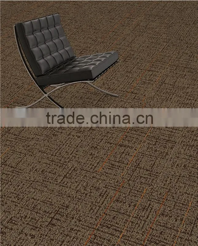 Anti-slip 100% pp carpet tiles for floor