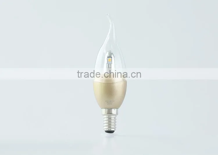 TUV CERTIFICATE 4W led candle light bulb